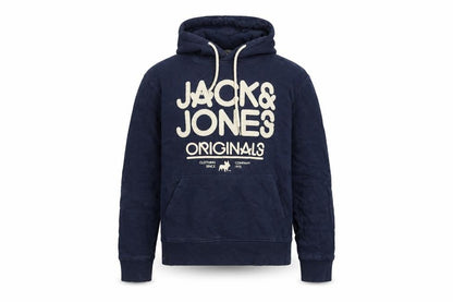 Mens UK Size L JACK & JONES Blue Pullover Hoodie