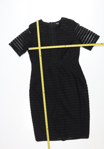 Belle Vere Women Black Size 14 Bodycon Pencil Dress