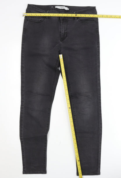 Vero Moda Women Black Skinny Stretch Denim Jeans Size L 30in