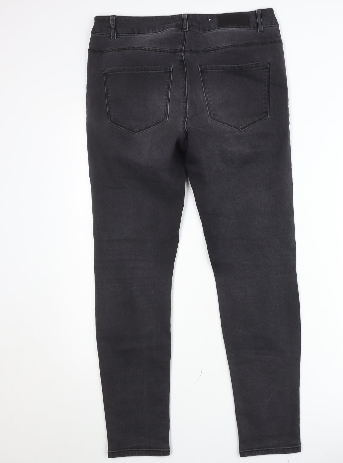 Vero Moda Women Black Skinny Stretch Denim Jeans Size L 30in