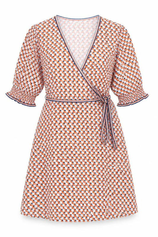 Max Studio Women’s Multicoloured Geometric Wrap Dress XL