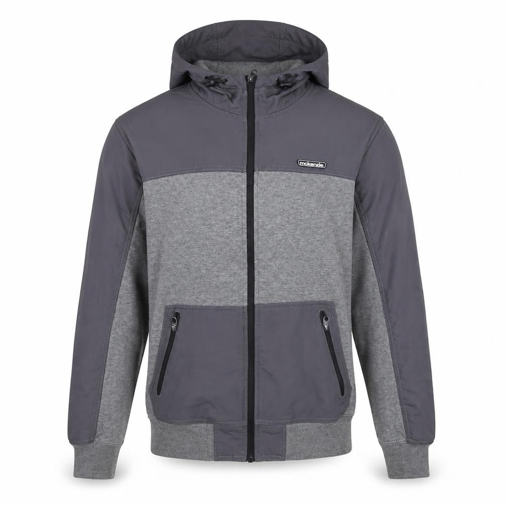 Mens UK Size M McKenzie Grey Bomber Jacket
