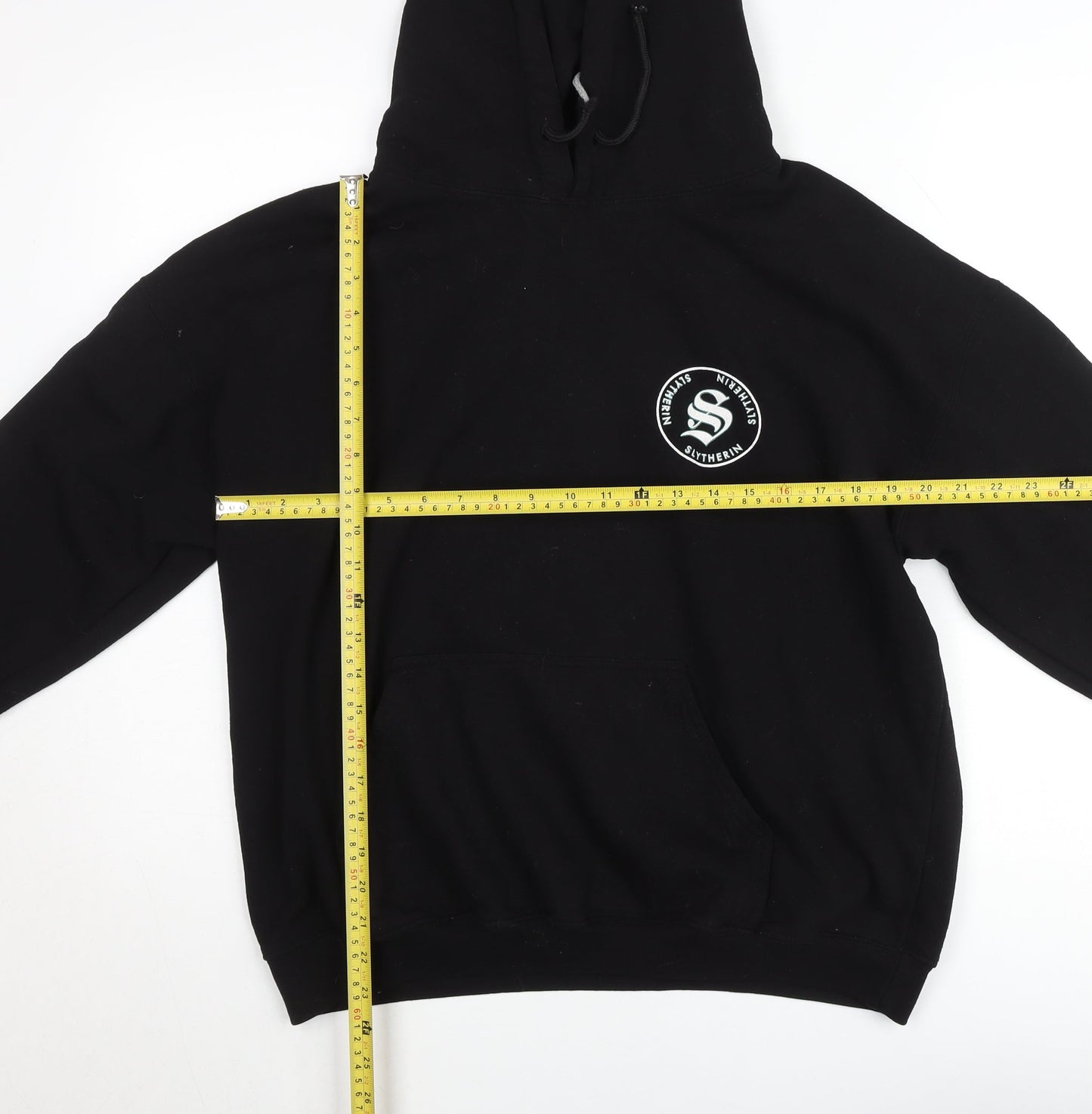 Harry Potter Slytherin Black Hoodie XL Men's Pullover Fleece
