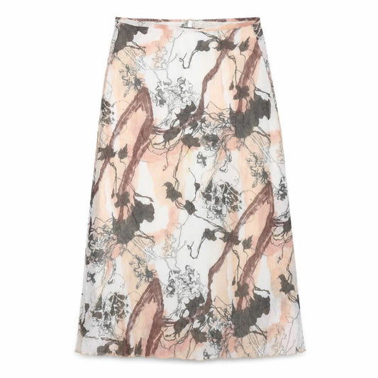 Adini Women’s Multicoloured Midi A-Line Floral Skirt Size M