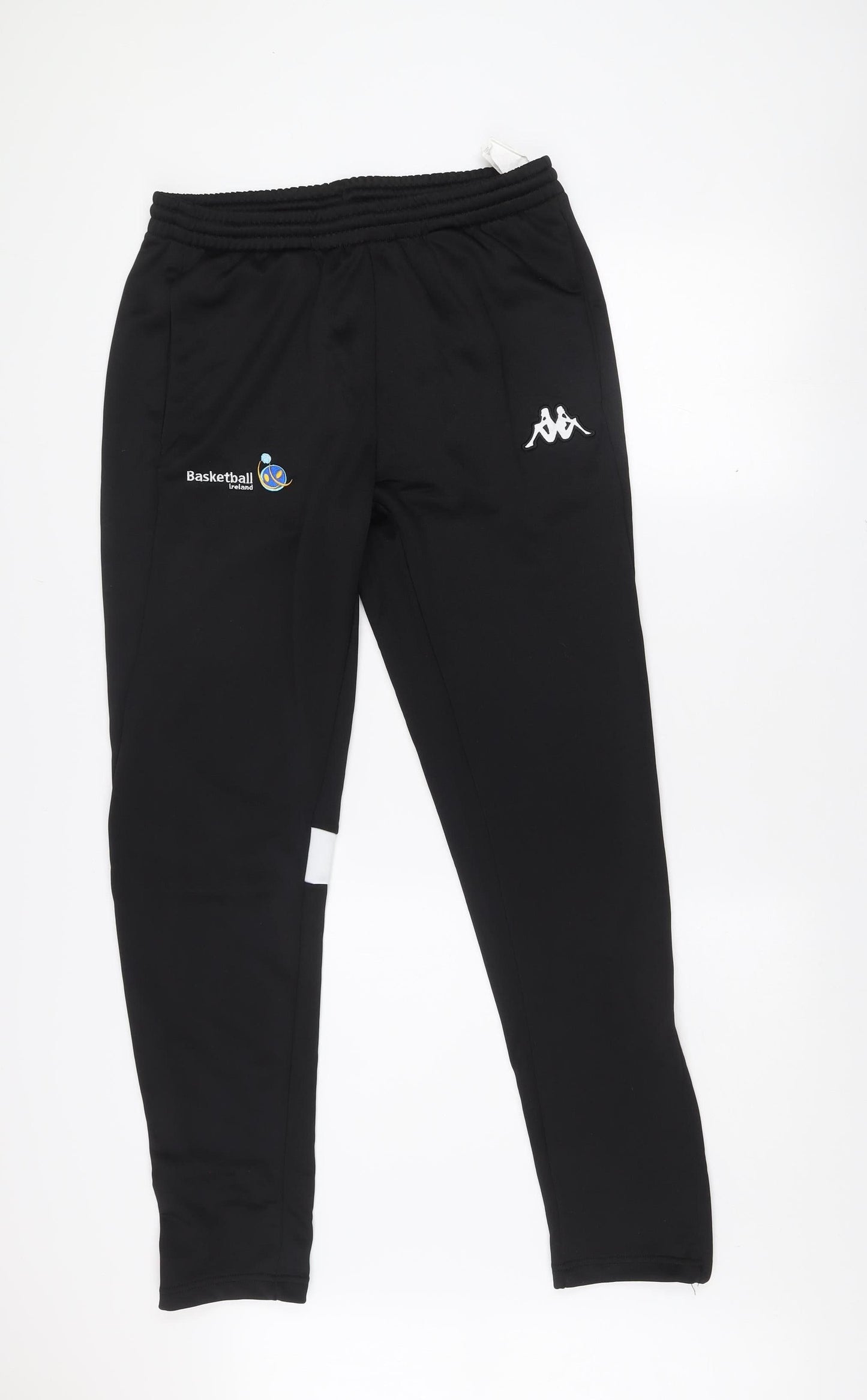 Kappa Men's Black Large Basketball Track Pants 100% Polyester