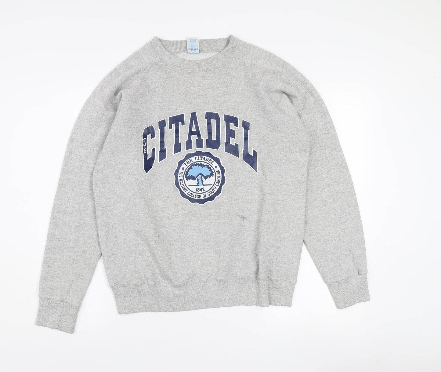 Soffe Sweats Women's Grey L Pullover Sweatshirt The Citadel Graphic