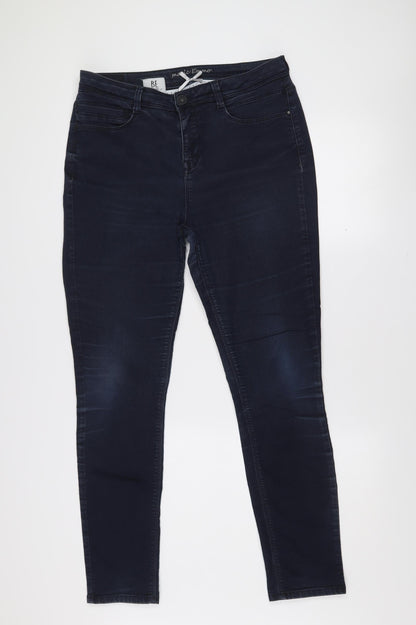 Street One Women's Blue Skinny Jeans Size 32 Regular Emmo Denim