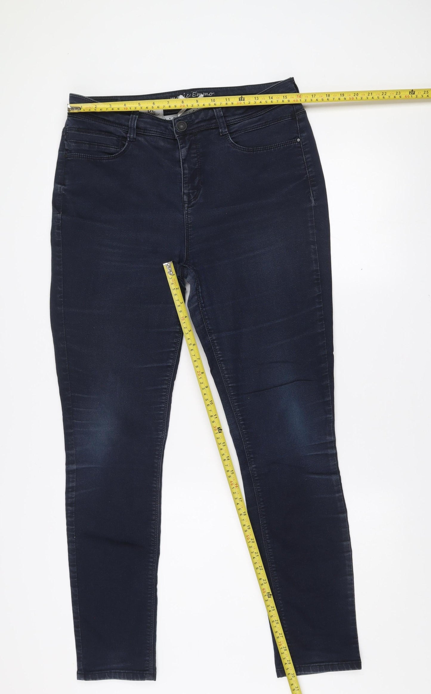 Street One Women's Blue Skinny Jeans Size 32 Regular Emmo Denim