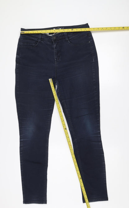 Street One Women's Blue Skinny Jeans Size 32 Regular Emmo Denim
