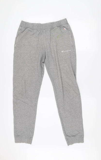 Champion Men’s Grey Medium Sweatpants Joggers Tapered Fit