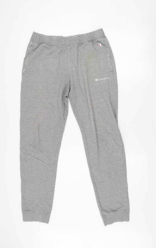 Champion Men’s Grey Medium Sweatpants Joggers Tapered Fit