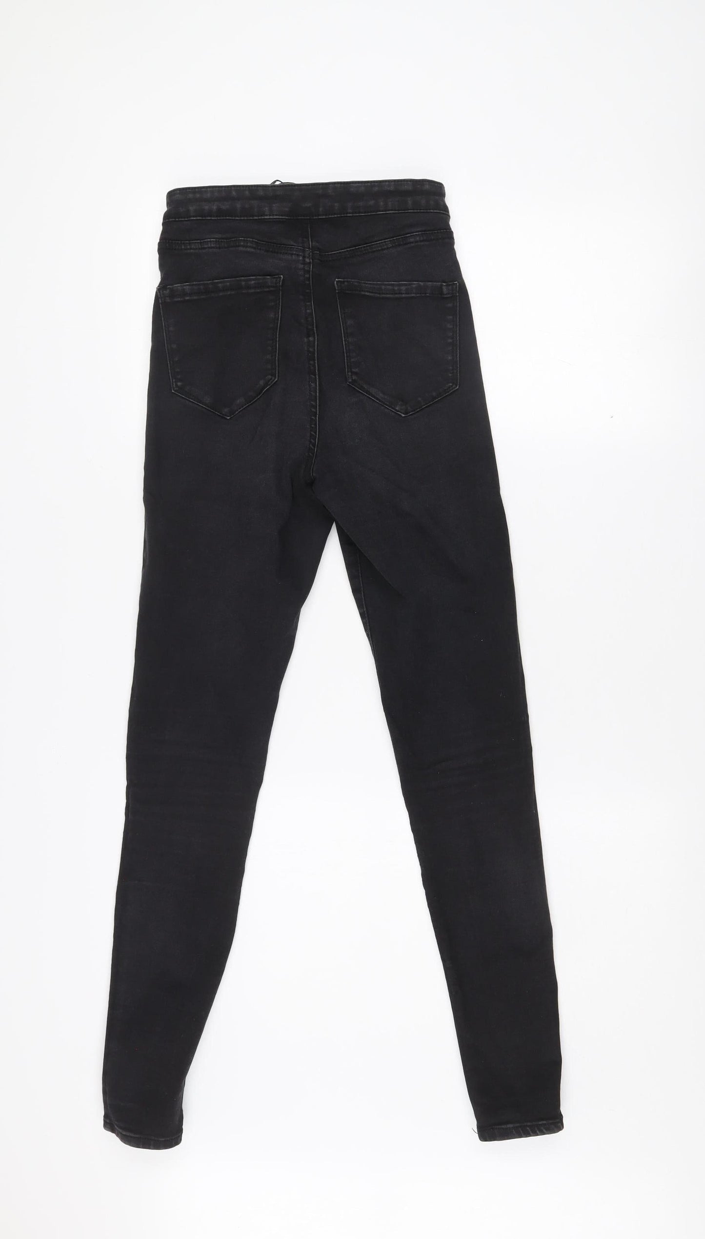 Denim & Co Womens Black Skinny Jeans Size 10 Stretch Mid Rise