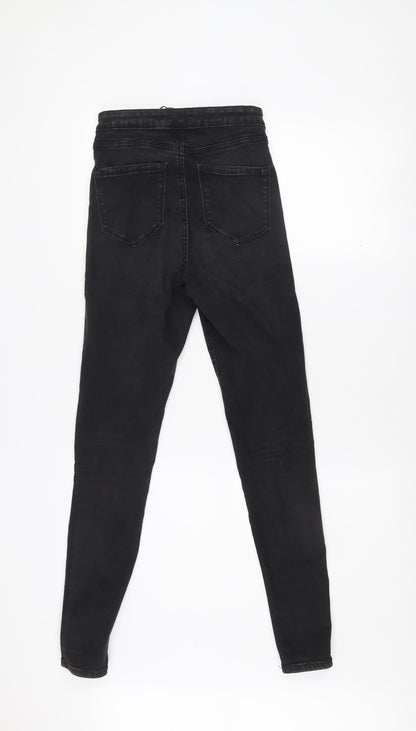 Denim & Co Womens Black Skinny Jeans Size 10 Stretch Mid Rise