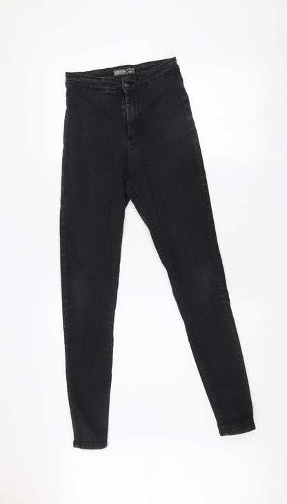Denim & Co Womens Black Skinny Jeans Size 10 Stretch Mid Rise