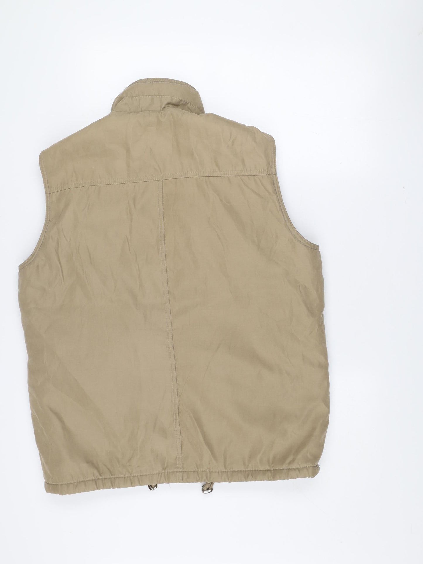 Charles Norton Men's Beige Polyester Bodywarmer Waistcoat M