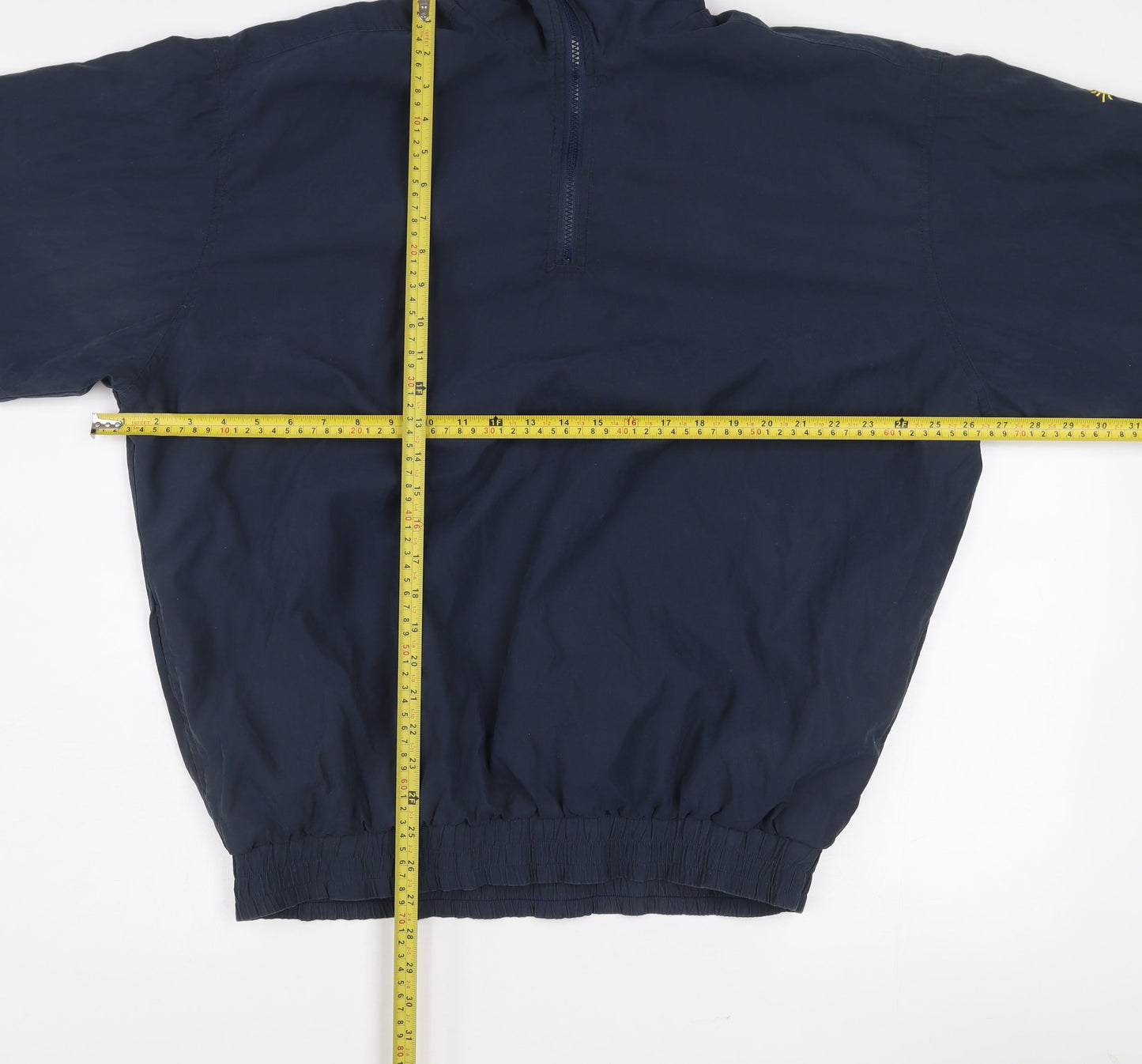 Sun & Rain Women's Blue L Lightweight 1/4 Zip Windbreaker Jacket