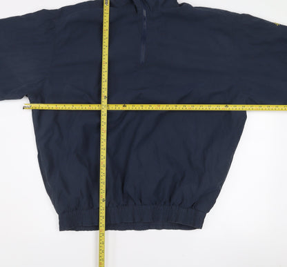 Sun & Rain Women's Blue L Lightweight 1/4 Zip Windbreaker Jacket
