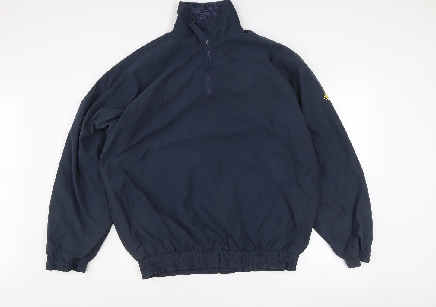 Sun & Rain Women's Blue L Lightweight 1/4 Zip Windbreaker Jacket