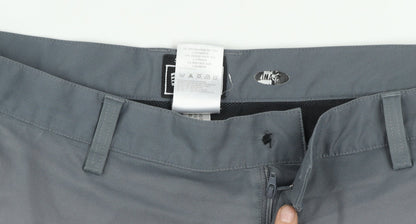 Adidas Men's Grey Stretch Golf Walking Trousers 34x32 Regular Fit