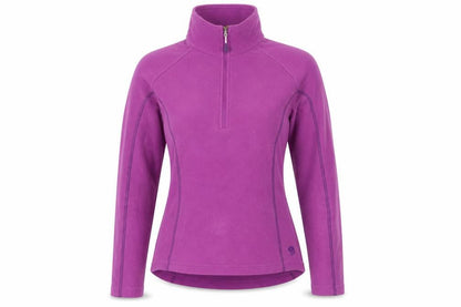 Mountain Hardwear Women's Purple Fleece Pullover 1/2 Zip Sweatshirt Size S