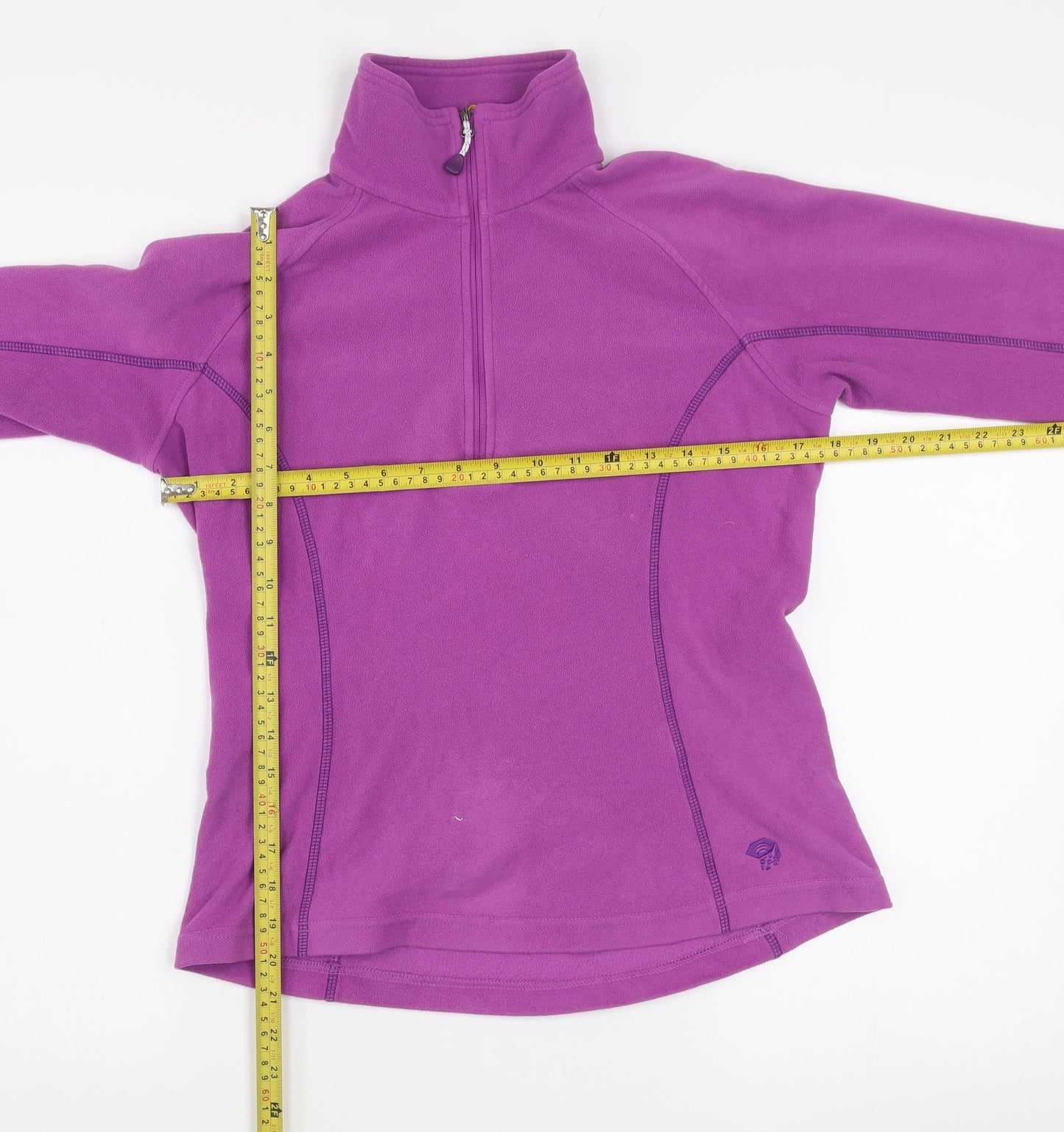 Mountain Hardwear Women's Purple Fleece Pullover 1/2 Zip Sweatshirt Size S