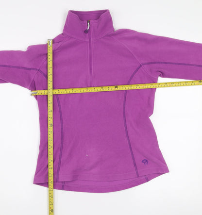 Mountain Hardwear Women's Purple Fleece Pullover 1/2 Zip Sweatshirt Size S