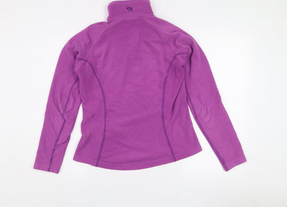 Mountain Hardwear Women's Purple Fleece Pullover 1/2 Zip Sweatshirt Size S