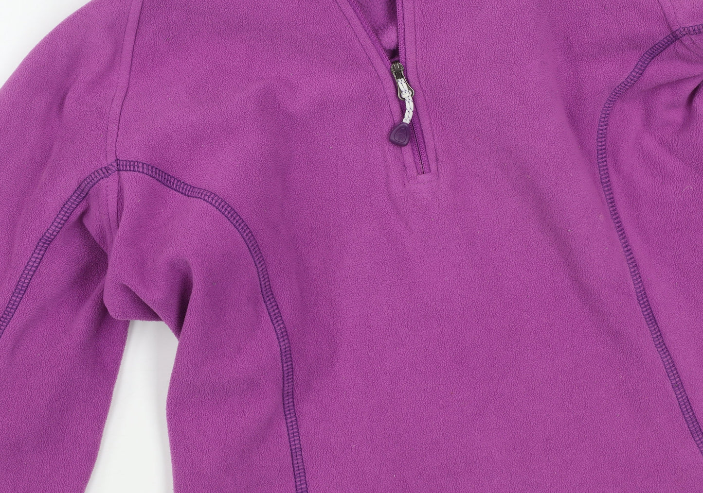 Mountain Hardwear Women's Purple Fleece Pullover 1/2 Zip Sweatshirt Size S