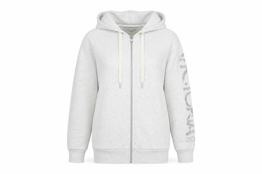 Victoria Sport Womens Grey XS Full Zip Hooded Lightweight Jacket