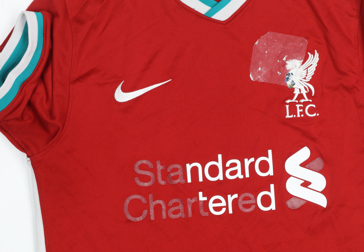 Nike Men's Red Liverpool FC Dri-FIT Short Sleeve Football Jersey M