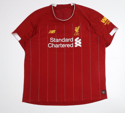 New Balance Men’s Red Liverpool FC 2XL Football Jersey Shirt
