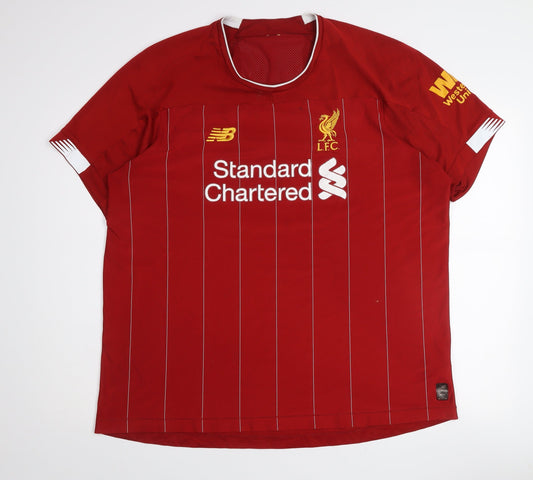 New Balance Men’s Red Liverpool FC 2XL Football Jersey Shirt