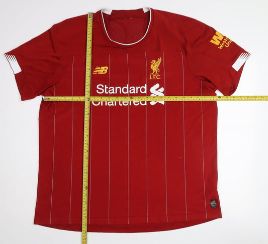 New Balance Men’s Red Liverpool FC 2XL Football Jersey Shirt