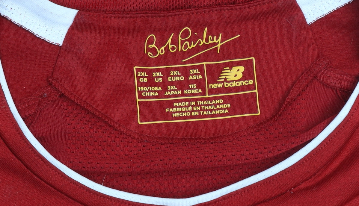 New Balance Men’s Red Liverpool FC 2XL Football Jersey Shirt