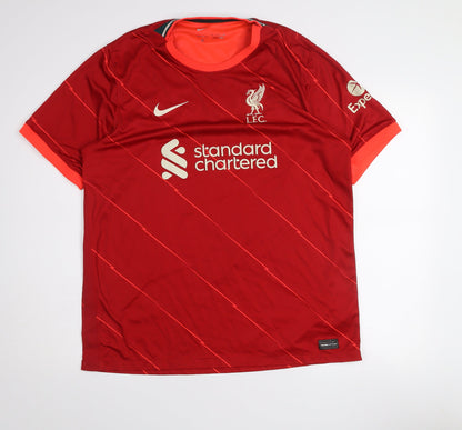 Nike Men’s Red Liverpool FC Dri-FIT Football Jersey XL