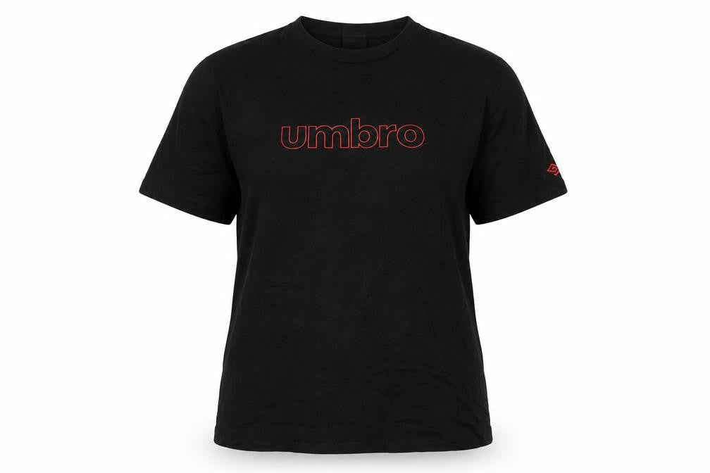 Womens UK Size XL Umbro Black Basic T-Shirt