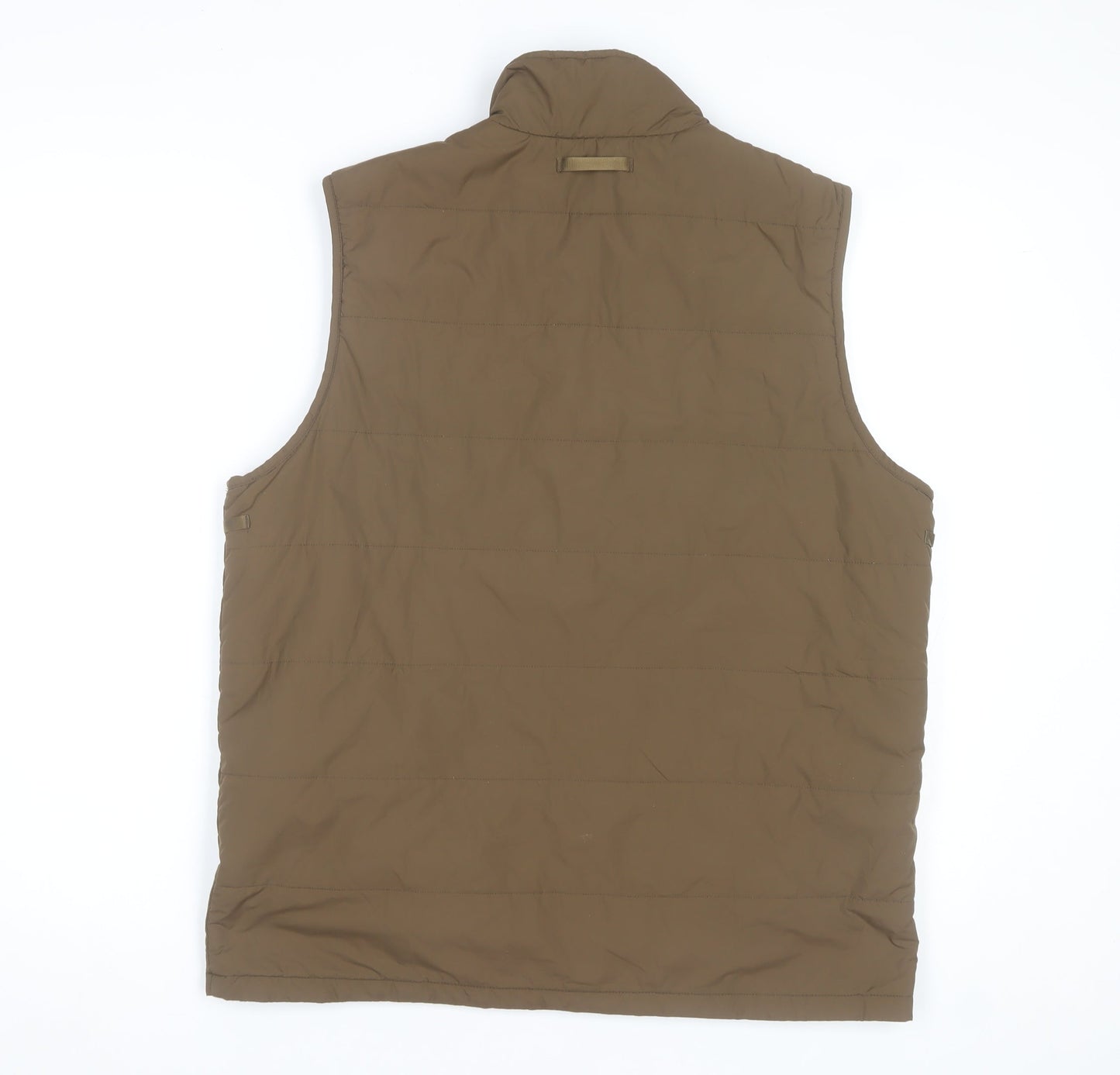 Mens UK Size M Lands' End Brown Bodywarmer