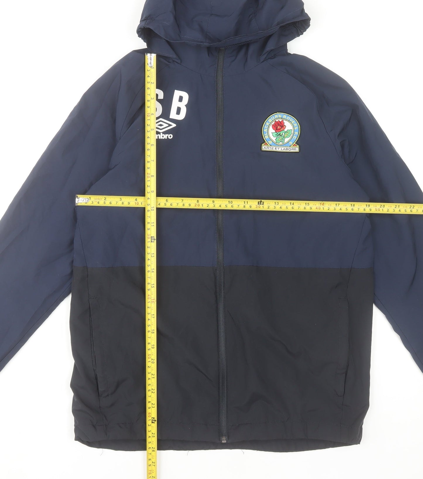 Mens UK Size M Umbro Blue Windbreaker Coat
