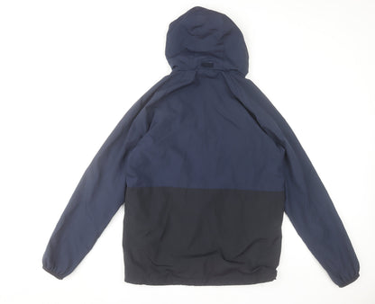Mens UK Size M Umbro Blue Windbreaker Coat