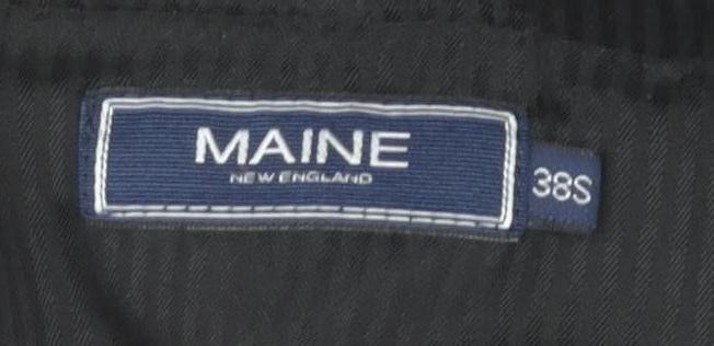 Maine New England Men's Black Corduroy Chino Trousers 38S