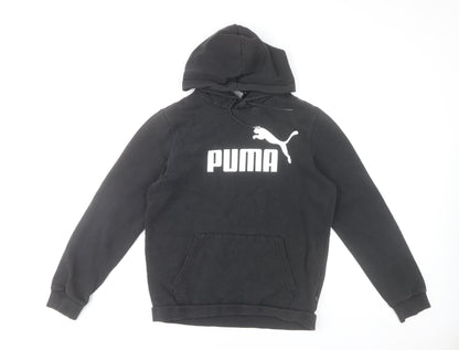 Puma Women's Black Pullover Hoodie Size S Cotton Blend