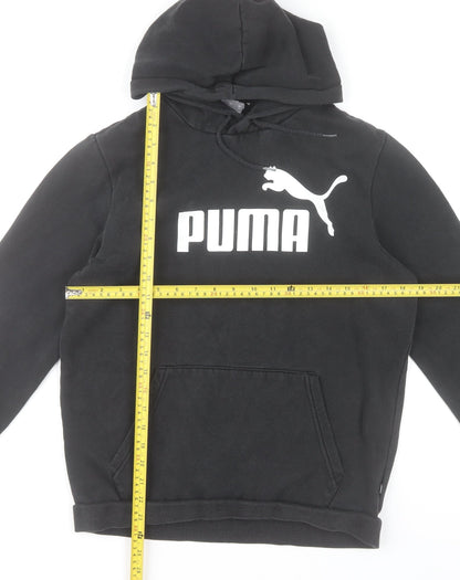 Puma Women's Black Pullover Hoodie Size S Cotton Blend