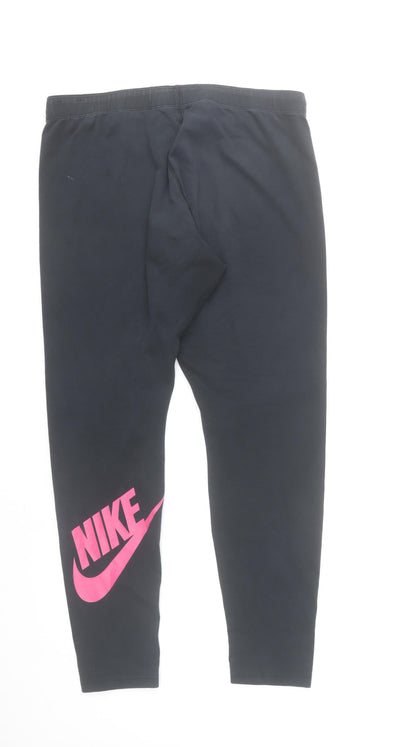 Nike Womens Black XL Leggings Just Do It Logo Sportswear