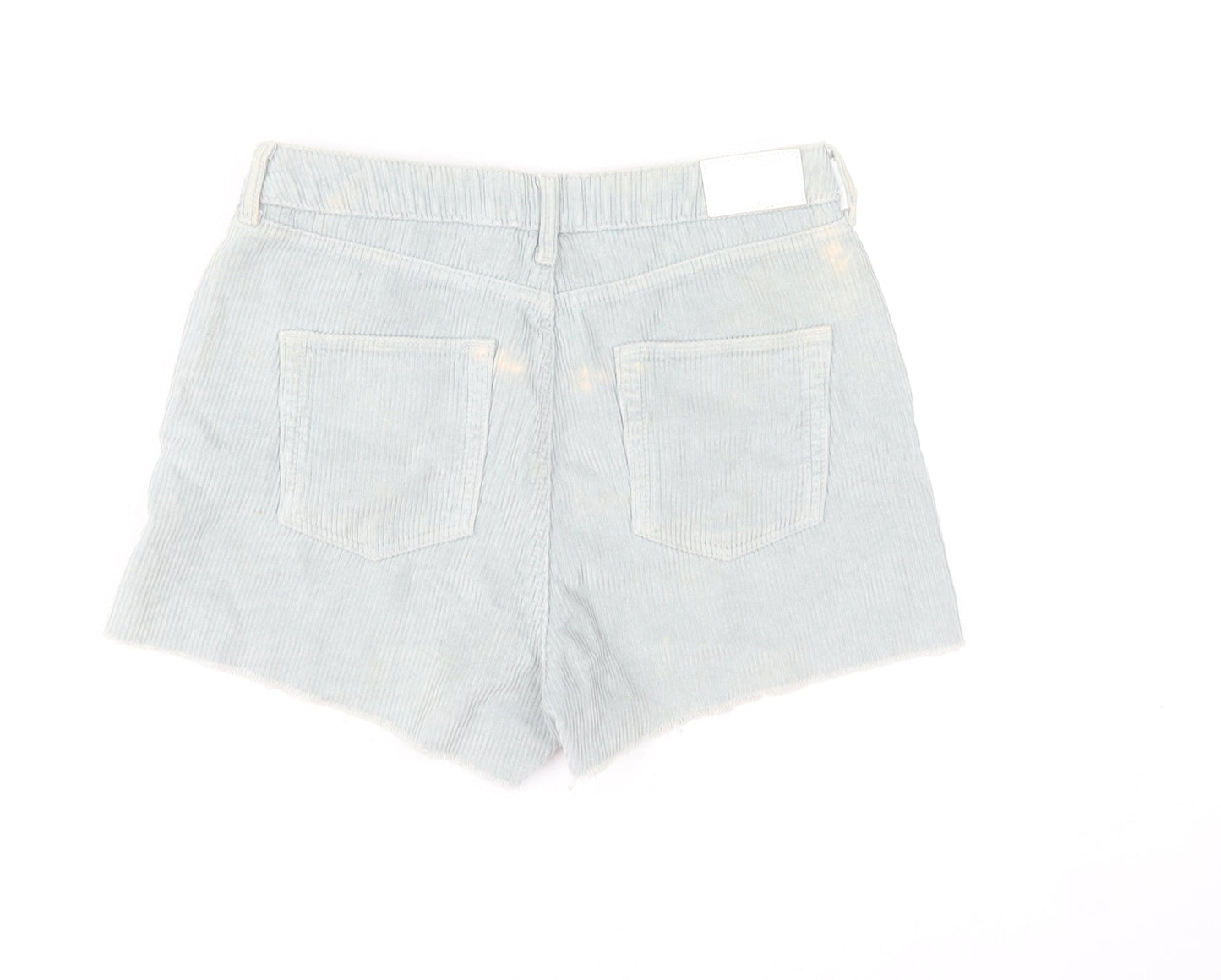 BDG Women Blue High Rise Cut-Off Corduroy Shorts Size 10