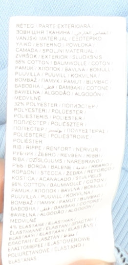 Puma Girls Blue Pullover Hoodie 11-12 Years Graphic Logo Fleece Sweatshirt