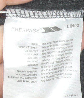 Mens UK Size S Trespass Grey Basic Jacket
