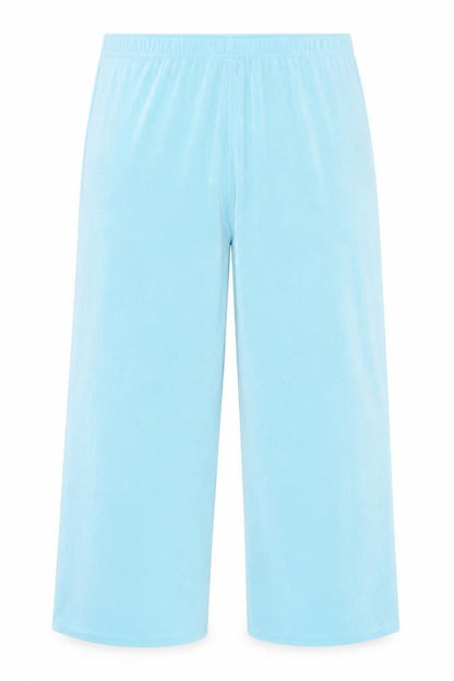 Heather Valley Women’s Blue Velour Stretch Trousers Size 20-22