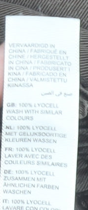 Fat Face Women Brown Lyocell Jogger Trousers Size 8 Elastic Waist