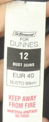 Dunnes Boys Blue Hooded Puffer Gilet Size 12 Years Nylon Padded Vest