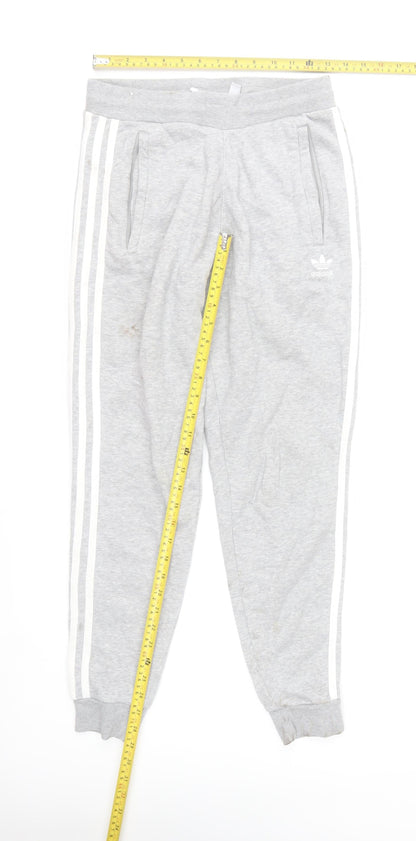 Mens UK Size S adidas Regular Fit Jogger Grey Trousers